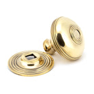 Aged Brass Prestbury Centre Door Knob | From The Anvil - Centre Door Knobs - From The Anvil - Yester Home