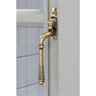Aged Brass Reeded Espag - LH | From The Anvil-Espag. Fasteners-Yester Home