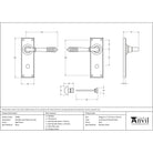 Aged Brass Reeded Lever Bathroom Set | From The Anvil-Lever Bathroom-Yester Home