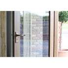 Aged Brass Reeded Lever Lock Set | From The Anvil-Lever Lock-Yester Home