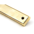 Aged Brass Reeded Slimline Lever Latch Set | From The Anvil-Espagnolette-Yester Home