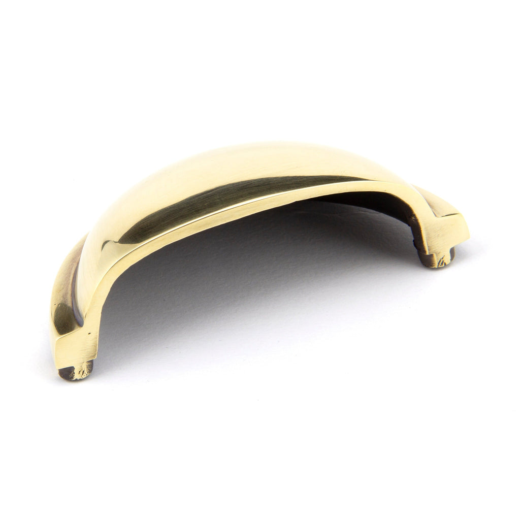 Aged Brass Regency Concealed Drawer Pull | From The Anvil