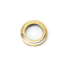Aged Brass Round Escutcheon (Art Deco) | From The Anvil - Escutcheons - From The Anvil - Yester Home
