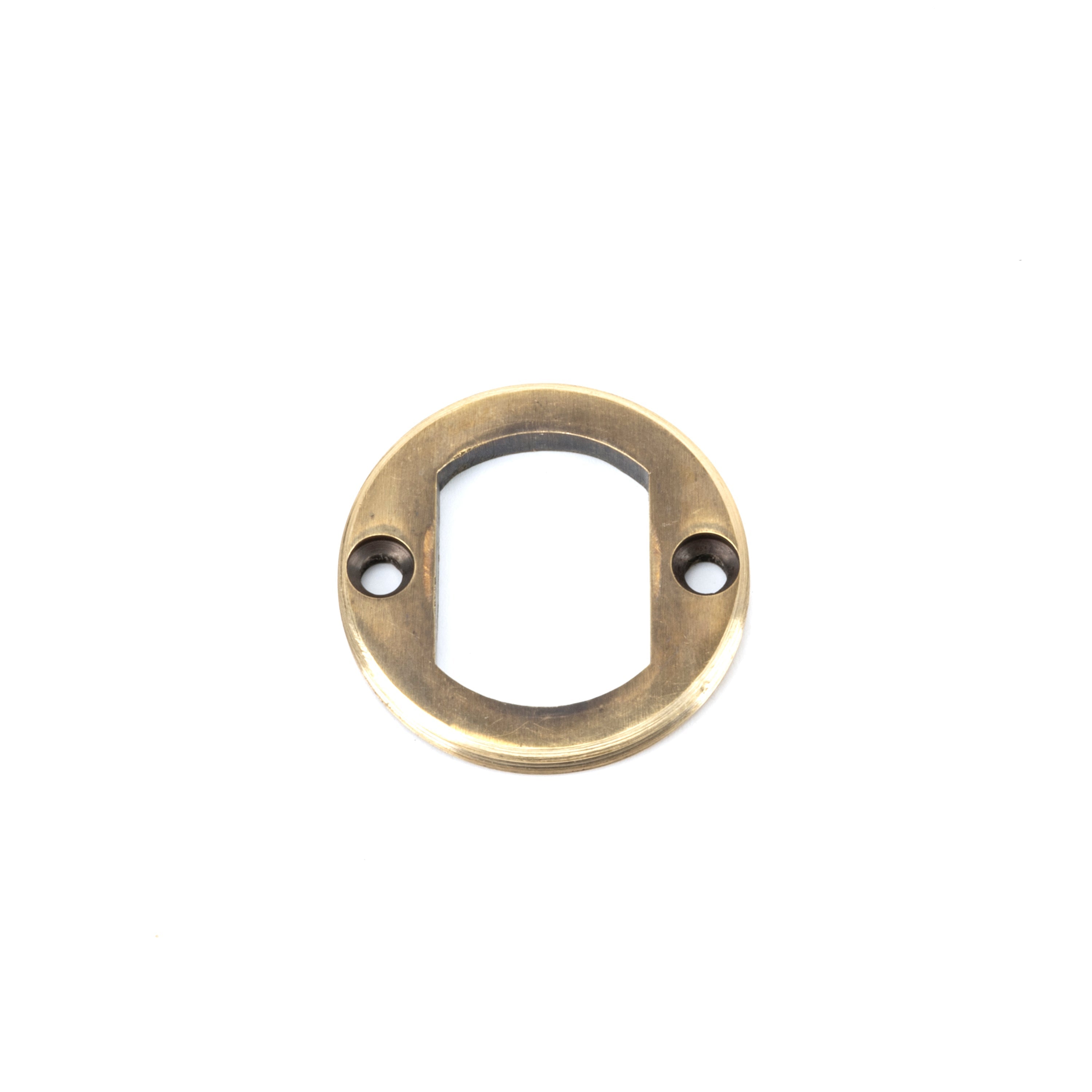 Aged Brass Round Escutcheon (Beehive) | From The Anvil-Escutcheons-Yester Home