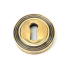 Aged Brass Round Escutcheon (Beehive) | From The Anvil - Escutcheons - From The Anvil - Yester Home