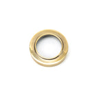 Aged Brass Round Escutcheon (Plain) | From The Anvil - Escutcheons - From The Anvil - Yester Home