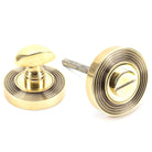 Aged Brass Round Thumbturn Set (Beehive) | From The Anvil - Thumbturns - From The Anvil - Yester Home