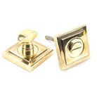 Aged Brass Round Thumbturn Set (Square) | From The Anvil-Thumbturns-Yester Home