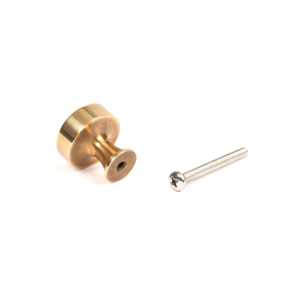 Aged Brass Scully Cabinet Knob - 25mm | From The Anvil-Cabinet Knobs-Yester Home