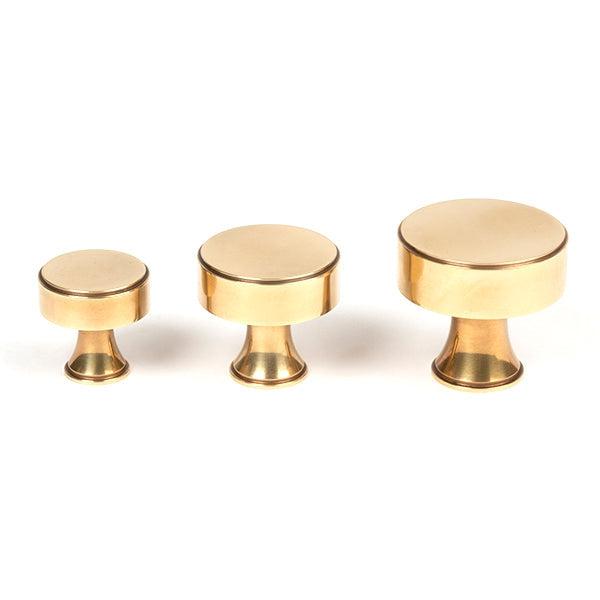 Aged Brass Scully Cabinet Knob - 32mm | From The Anvil-Cabinet Knobs-Yester Home