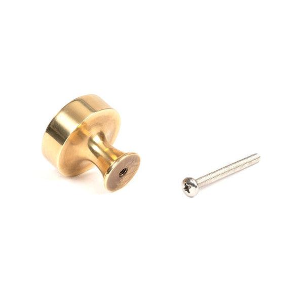 Aged Brass Scully Cabinet Knob - 32mm | From The Anvil