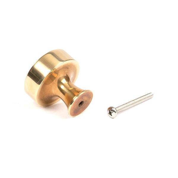 Aged Brass Scully Cabinet Knob - 38mm | From The Anvil-Cabinet Knobs-Yester Home