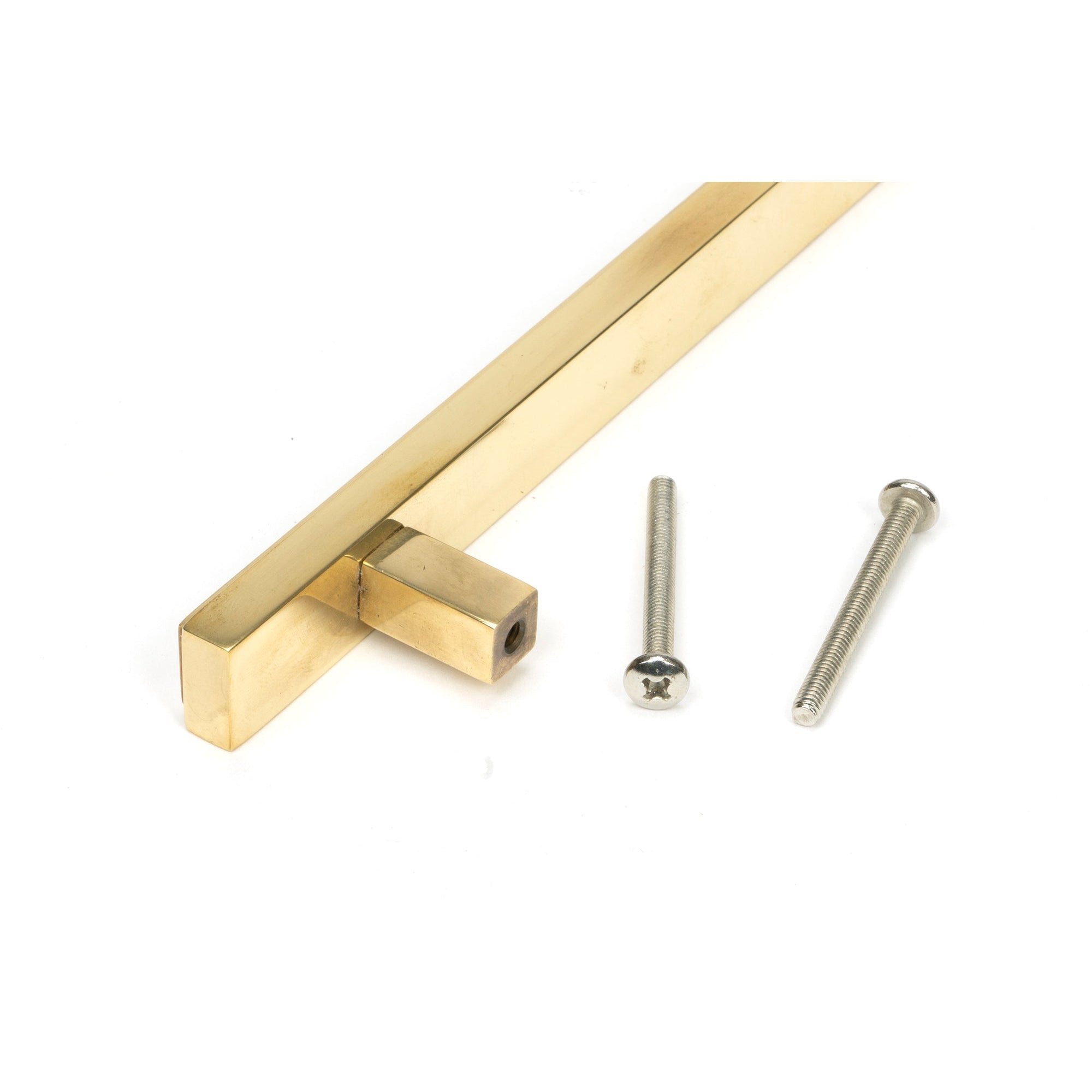 Aged Brass Scully Pull Handle - Small | From The Anvil-Pull Handles-Yester Home