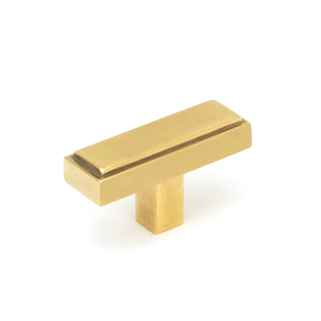 Aged Brass Scully T-Bar | From The Anvil