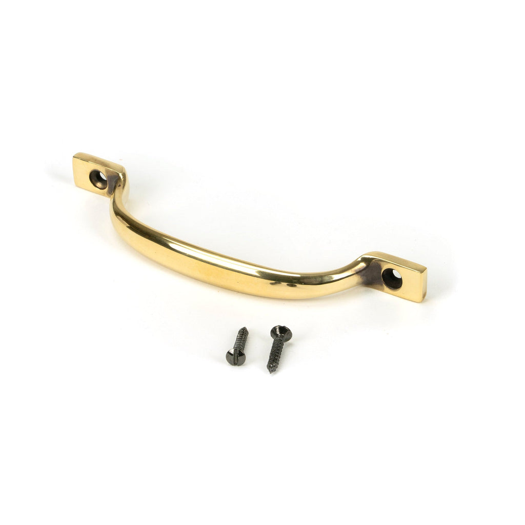 Aged Brass Slim Sash Pull | From The Anvil-Sash Lifts-Yester Home