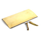 Aged Brass Small Letter Plate Cover | From The Anvil - Letter Plate Covers - From The Anvil - Yester Home