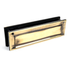 Aged Brass Traditional Letterbox | From The Anvil - Letterbox - From The Anvil - Yester Home