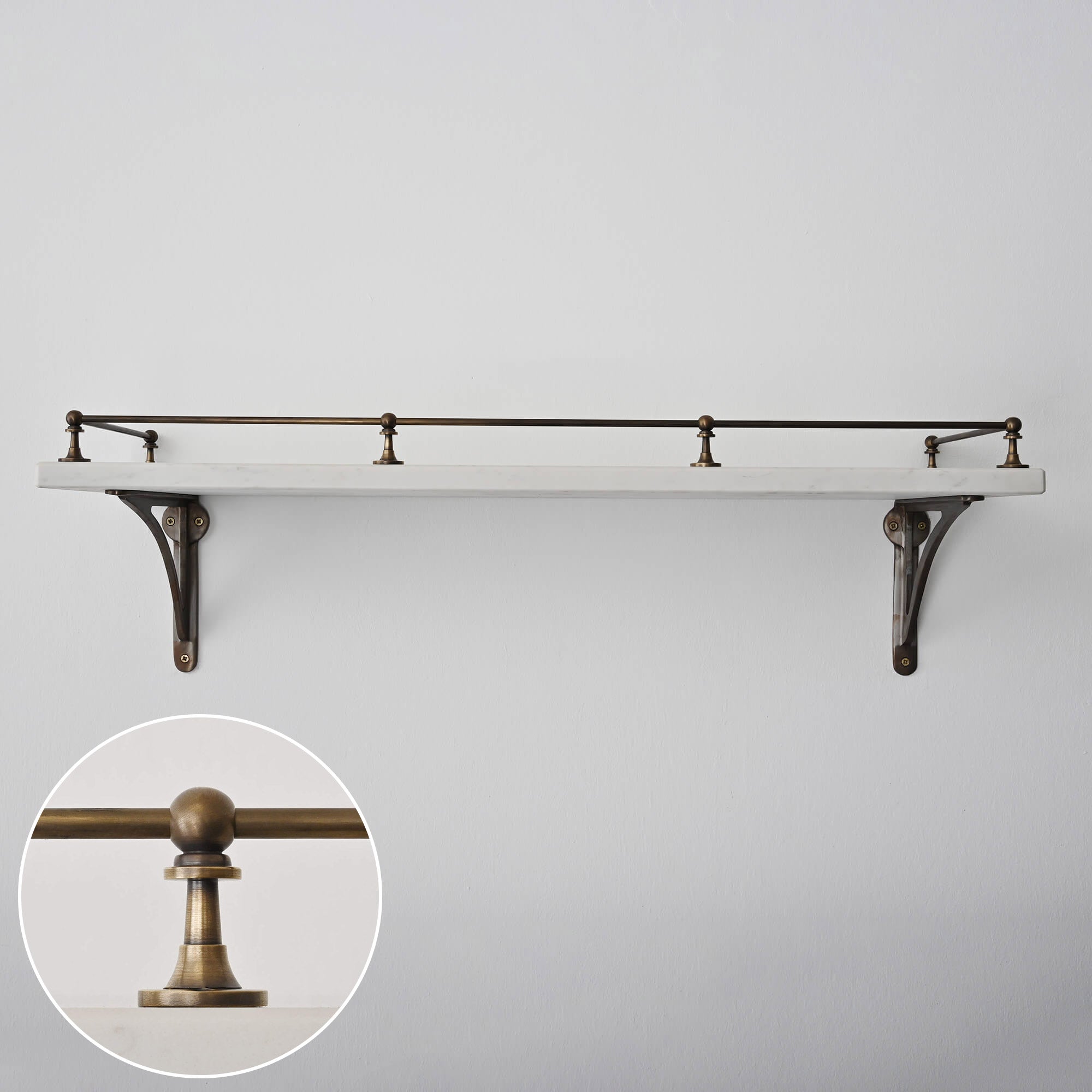 Victorian Gallery Shelf Rail | Aged Brass - Gallery Rails - Yester Home - Yester Home