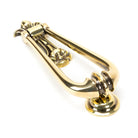 Aged Brass Victorian Loop Door Knocker | From The Anvil-Bolt-Through Door Knockers-Yester Home