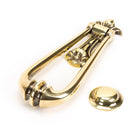 Aged Brass Victorian Loop Door Knocker | From The Anvil - Bolt-Through Door Knockers - From The Anvil - Yester Home