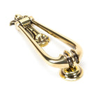 Aged Brass Victorian Loop Door Knocker | From The Anvil - Bolt-Through Door Knockers - From The Anvil - Yester Home