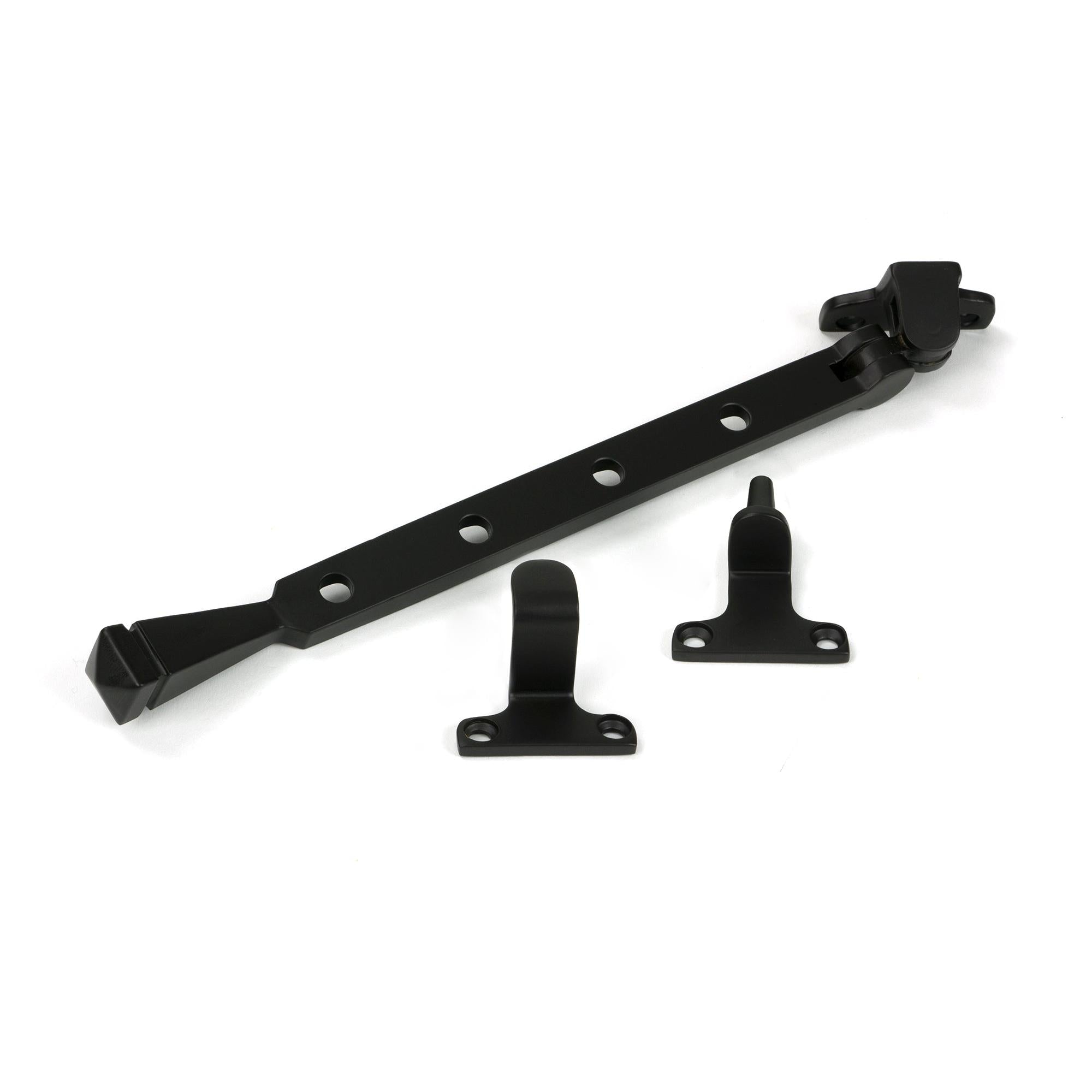 Aged Bronze 10" Avon Stay (Steel Window) - Stays - From The Anvil - Yester Home