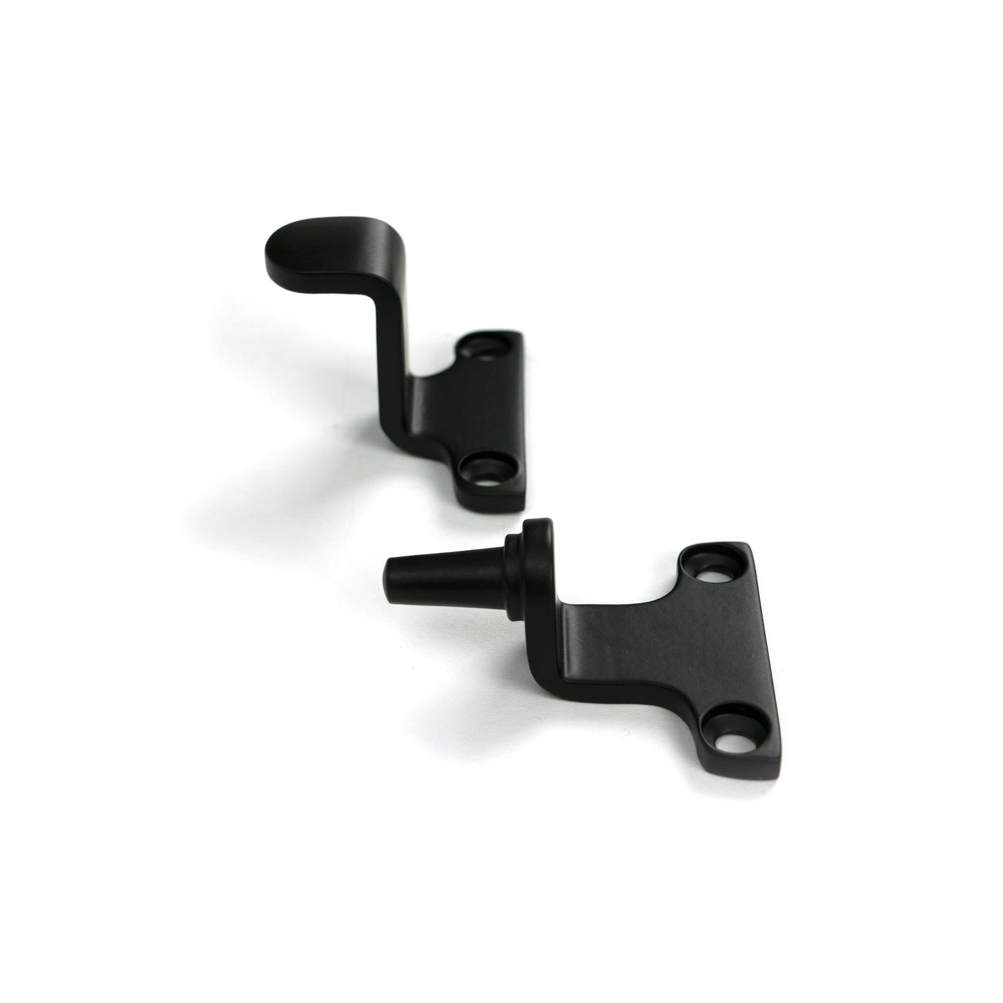 Aged Bronze 10" Reeded Stay (Steel Window) - Stays - From The Anvil - Yester Home