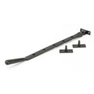 Aged Bronze 12" Hammered Newbury Stay | From The Anvil-Stays-Yester Home