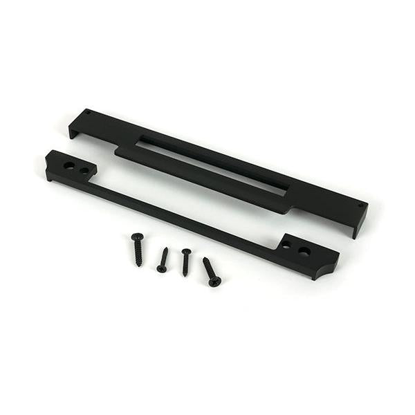 Aged Bronze ½" Rebate Kit for Euro Din Sash Lock - Euro Locks - From The Anvil - Yester Home