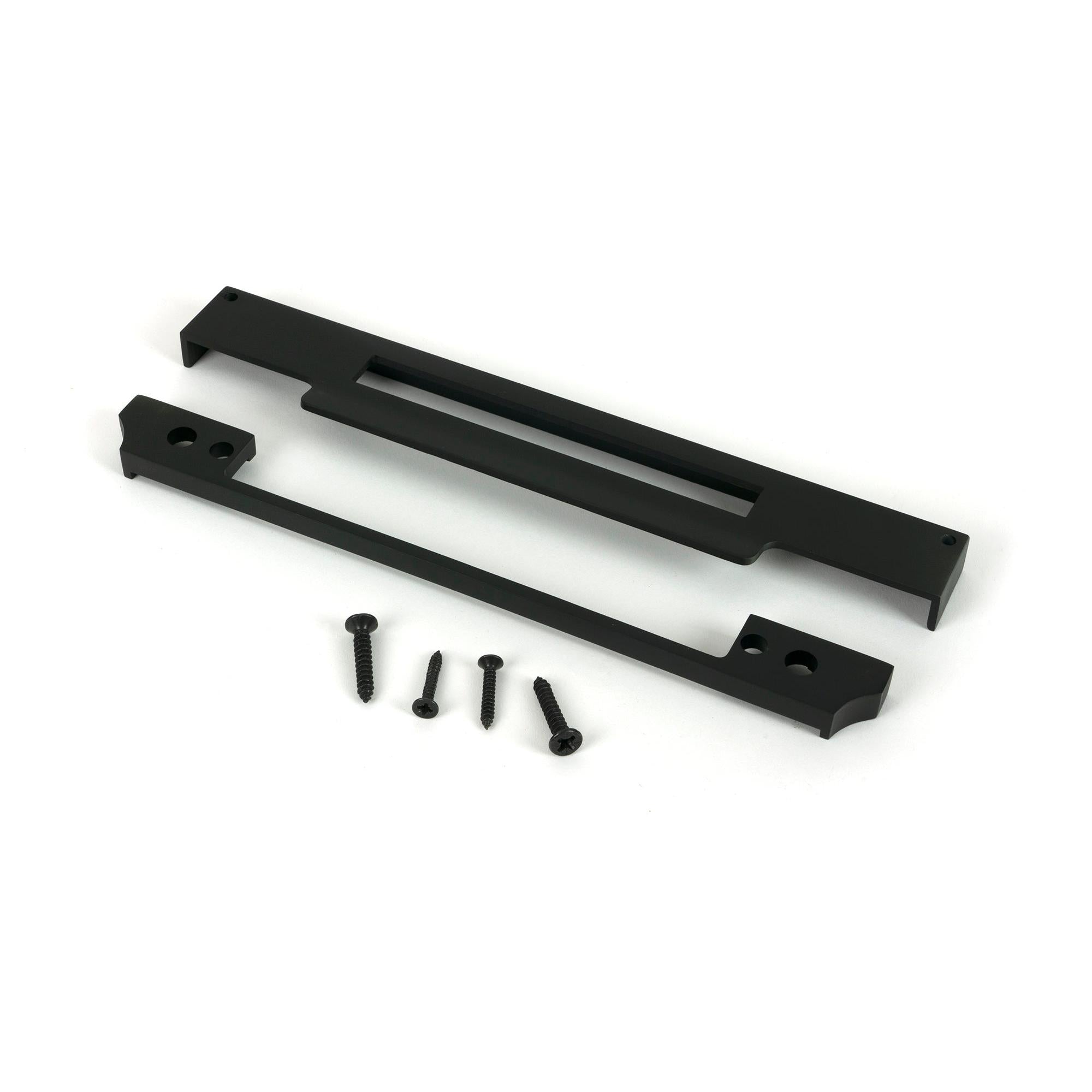 Aged Bronze ½" Rebate Kit for Euro Din Sash Lock - Euro Locks - From The Anvil - Yester Home