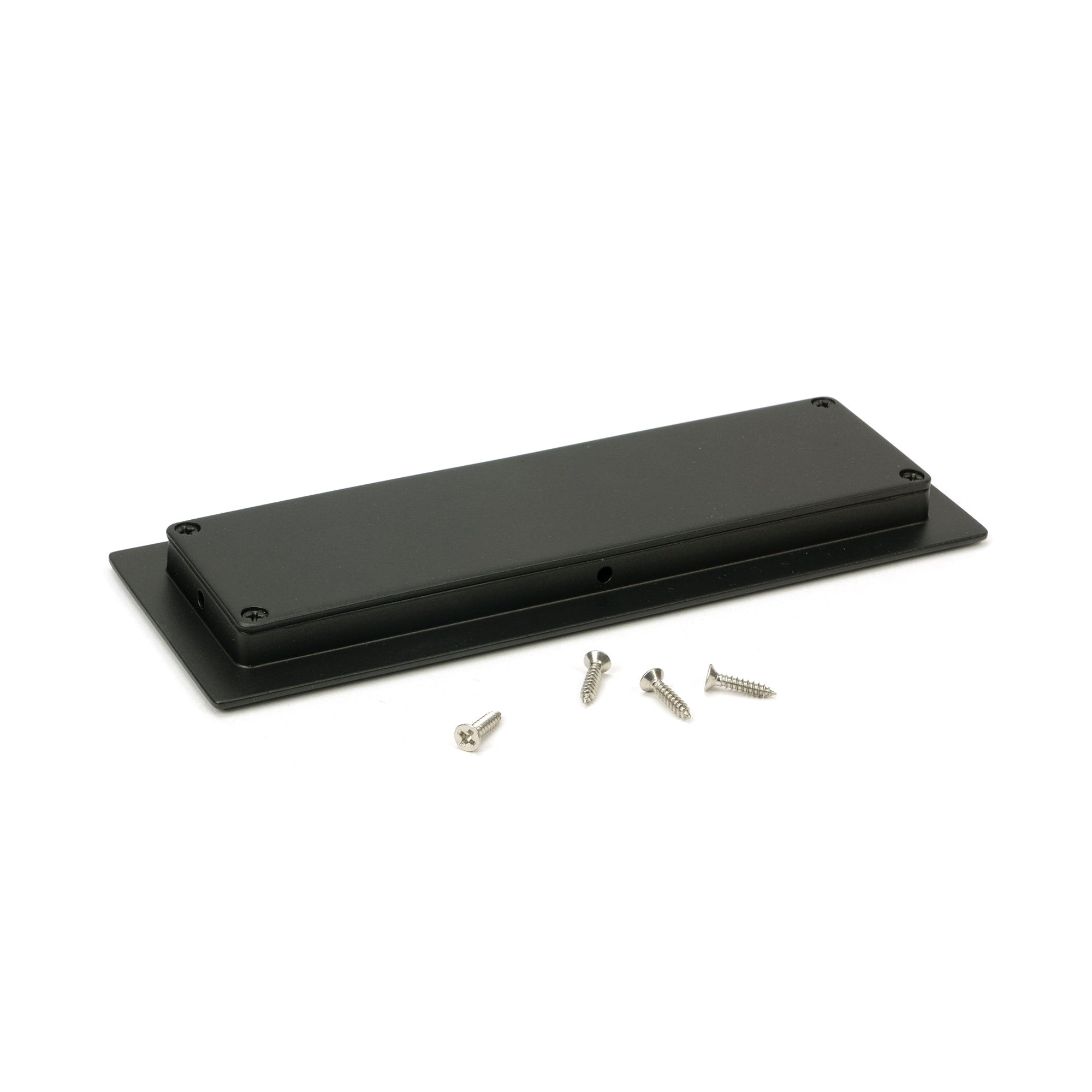 Aged Bronze 175mm Art Deco Rectangular Pull | From The Anvil-Cabinet Pulls-Yester Home
