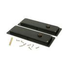 Aged Bronze 175mm Plain Rectangular Pull - Privacy Set | From The Anvil - Cabinet Pulls - From The Anvil - Yester Home