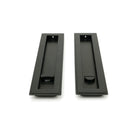 Aged Bronze 250mm Art Deco Rectangular Pull - Privacy Set | From The Anvil - Cabinet Pulls - From The Anvil - Yester Home