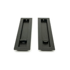 Aged Bronze 250mm Plain Rectangular Pull - Privacy Set | From The Anvil - Cabinet Pulls - From The Anvil - Yester Home