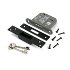 Aged Bronze 3" 5 Lever BS Dead Lock KA - Deadlocks & Deadbolts - From The Anvil - Yester Home