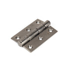 Aged Bronze 3" Ball Bearing Butt Hinge (pair) ss | From The Anvil-Butt Hinges-Yester Home