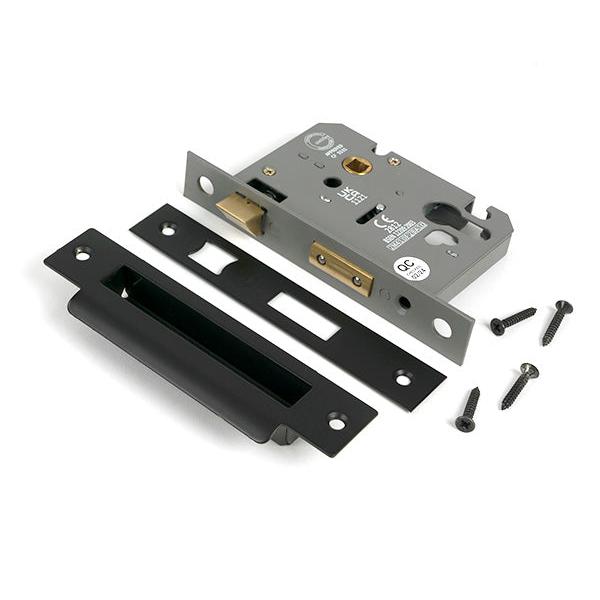 Aged Bronze 3" Euro Profile Sash Lock - Euro Locks - From The Anvil - Yester Home