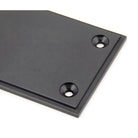 Aged Bronze 300mm Art Deco Fingerplate | From The Anvil-Fingerplates-Yester Home