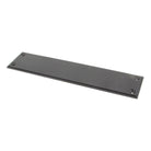 Aged Bronze 300mm Art Deco Fingerplate | From The Anvil-Fingerplates-Yester Home