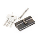 Aged Bronze 30/30 5pin Euro Cylinder KA | From The Anvil - Euro Cylinders - From The Anvil - Yester Home