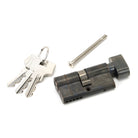 Aged Bronze 30/30 5pin Euro Cylinder/Thumbturn KA | From The Anvil-Euro Cylinders-Yester Home