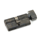 Aged Bronze 30/30 5pin Euro Cylinder/Thumbturn KA | From The Anvil-Euro Cylinders-Yester Home