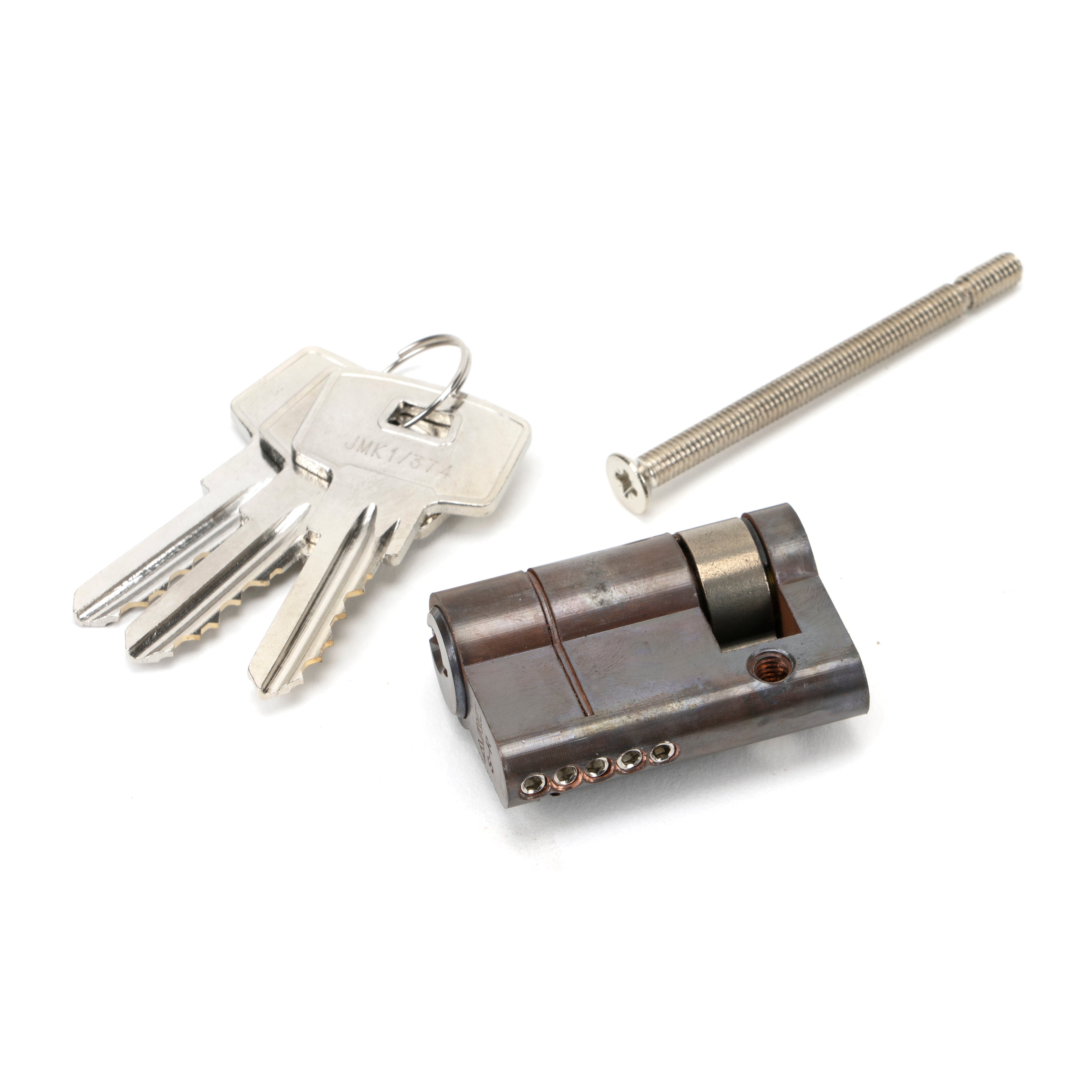 Aged Bronze 35/10 5pin Single Cylinder | From The Anvil-Euro Cylinders-Yester Home