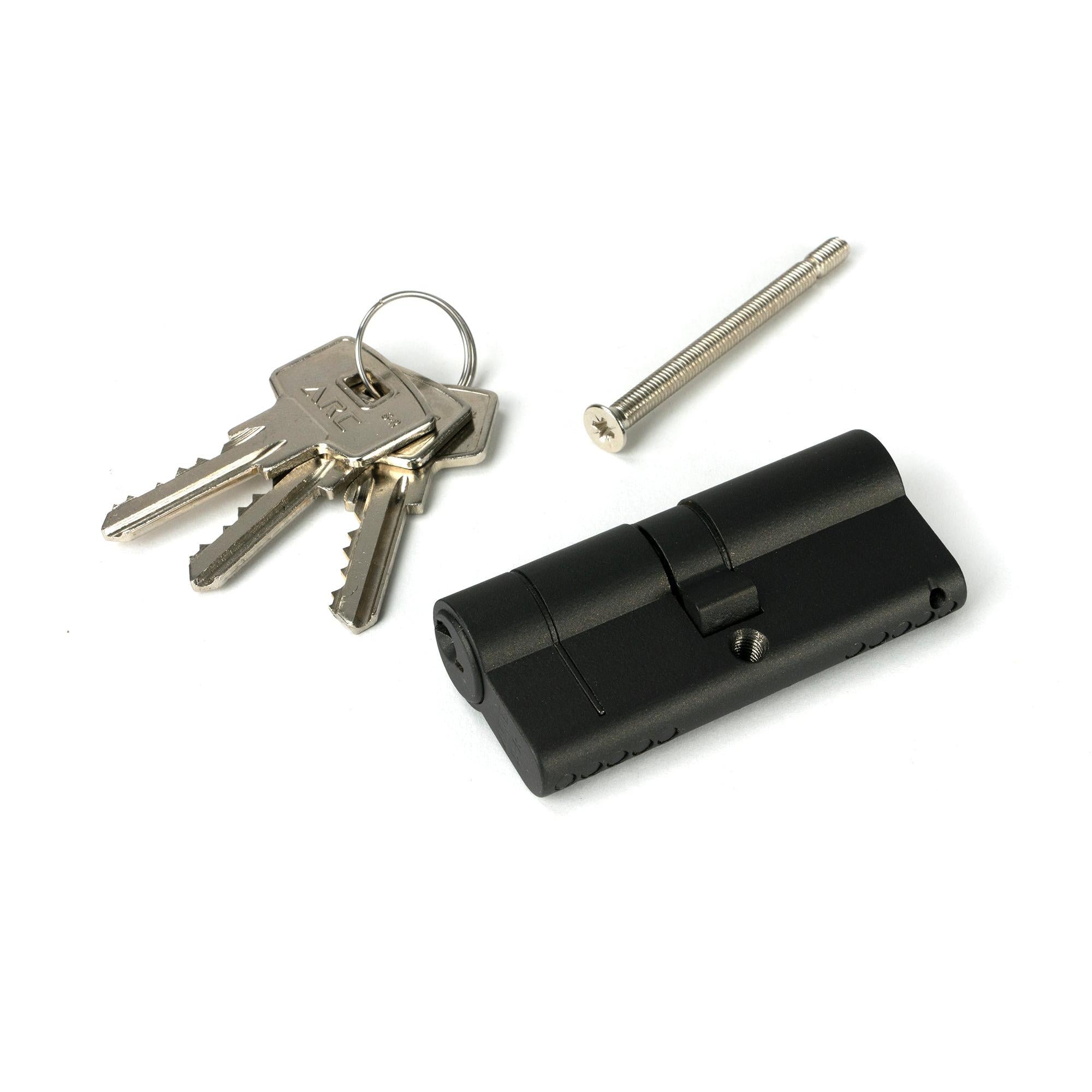 Aged Bronze 35/35 5pin Euro Cylinder KA | From The Anvil - Euro Cylinders - From The Anvil - Yester Home