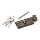 Aged Bronze 35/35 5pin Euro Cylinder/Thumbturn | From The Anvil-Euro Cylinders-Yester Home