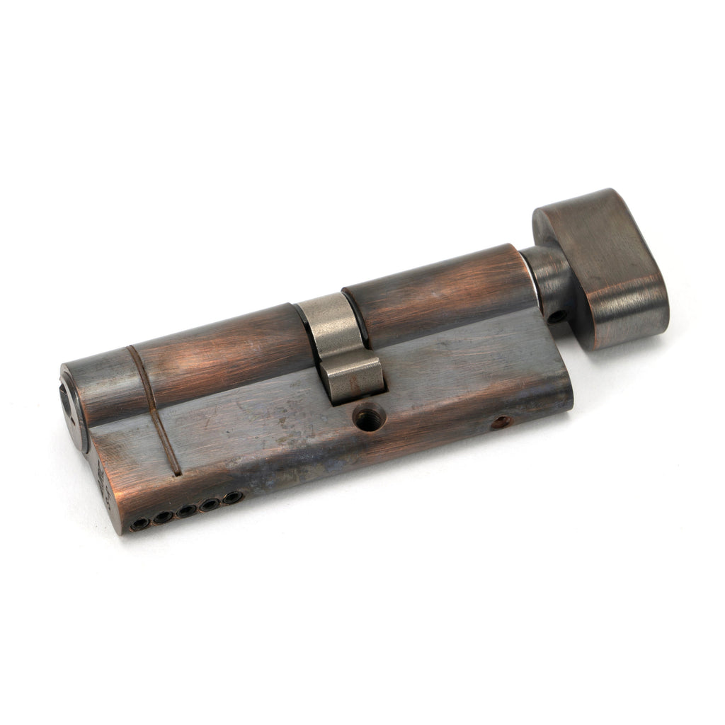 Aged Bronze 35T/45 5pin Euro Cylinder/Thumbturn | From The Anvil-Euro Cylinders-Yester Home