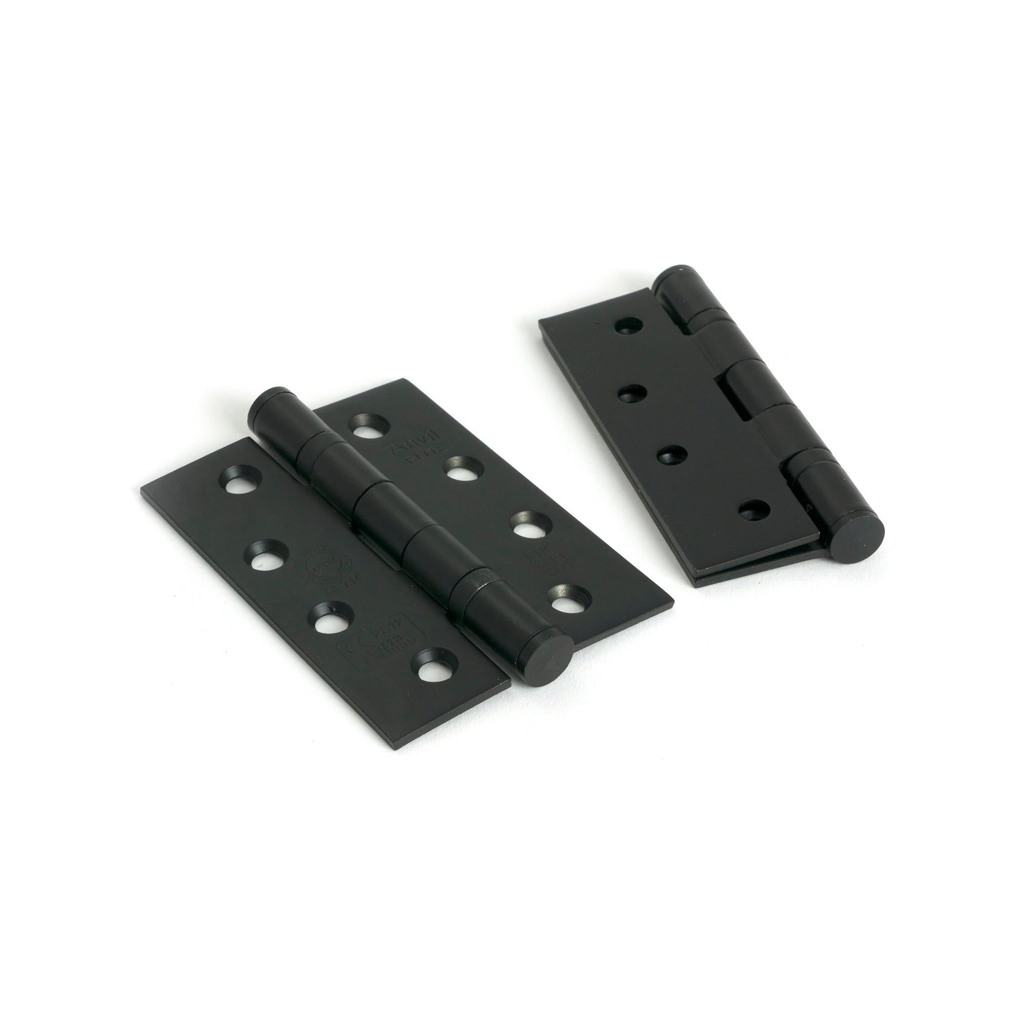 Aged Bronze 4" Ball Bearing Butt Hinge (pair) ss | From The Anvil - Butt Hinges - From The Anvil - Yester Home
