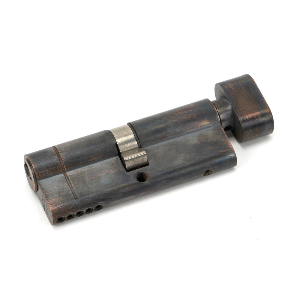 Aged Bronze 40/40 5pin Euro Cylinder/Thumbturn | From The Anvil-Euro Cylinders-Yester Home