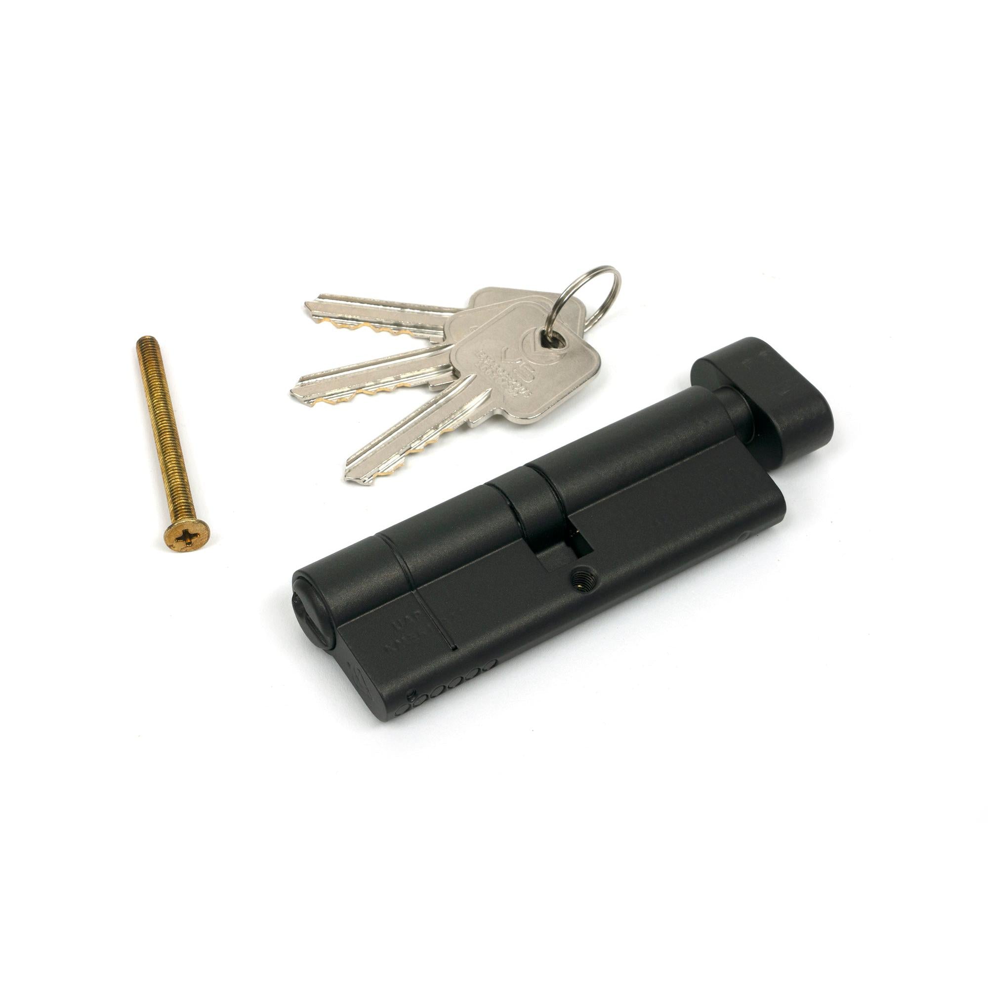 Aged Bronze 45/45 5pin Euro Cylinder/Thumbturn | From The Anvil - Euro Cylinders - From The Anvil - Yester Home