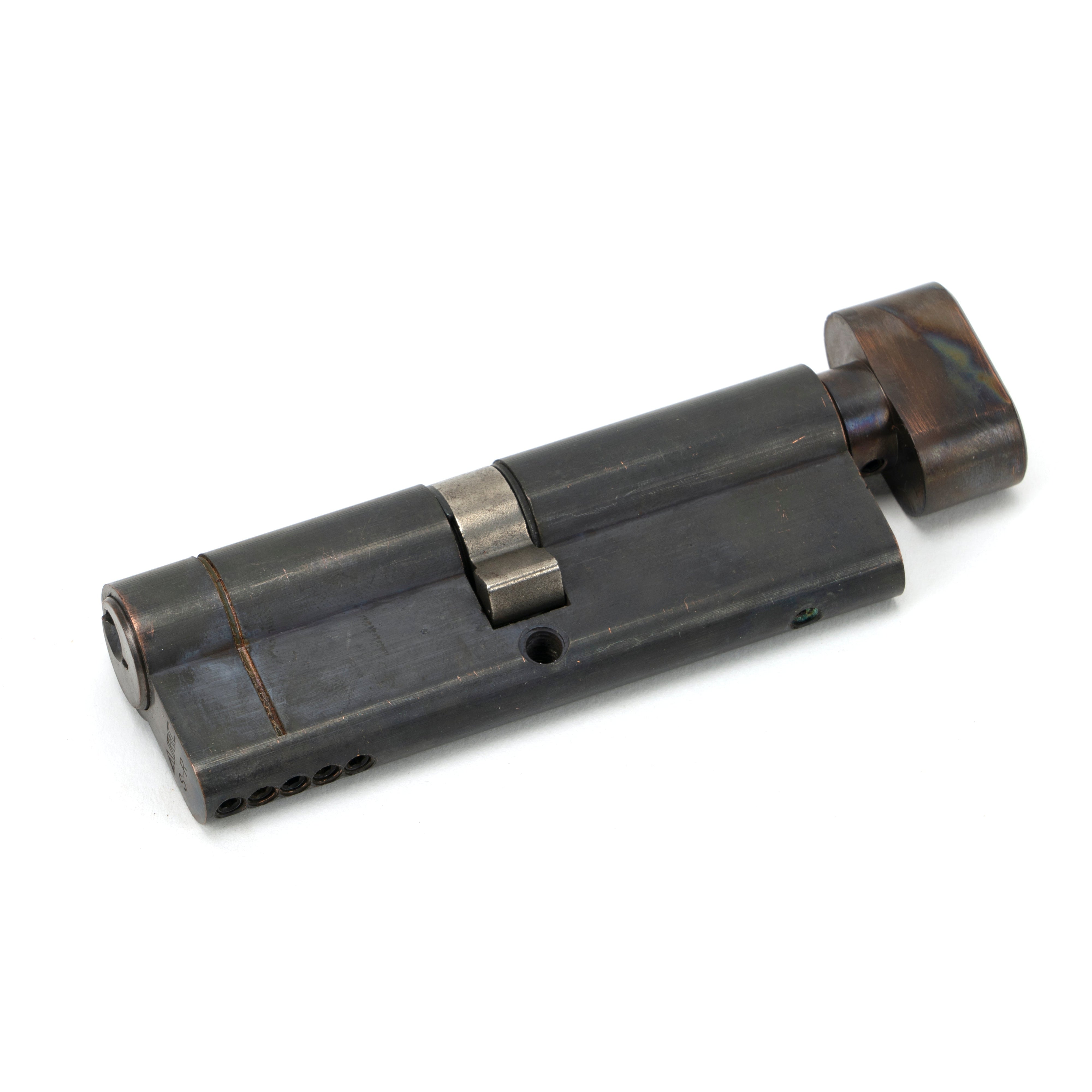 Aged Bronze 45/45 5pin Euro Cylinder/Thumbturn | From The Anvil-Euro Cylinders-Yester Home